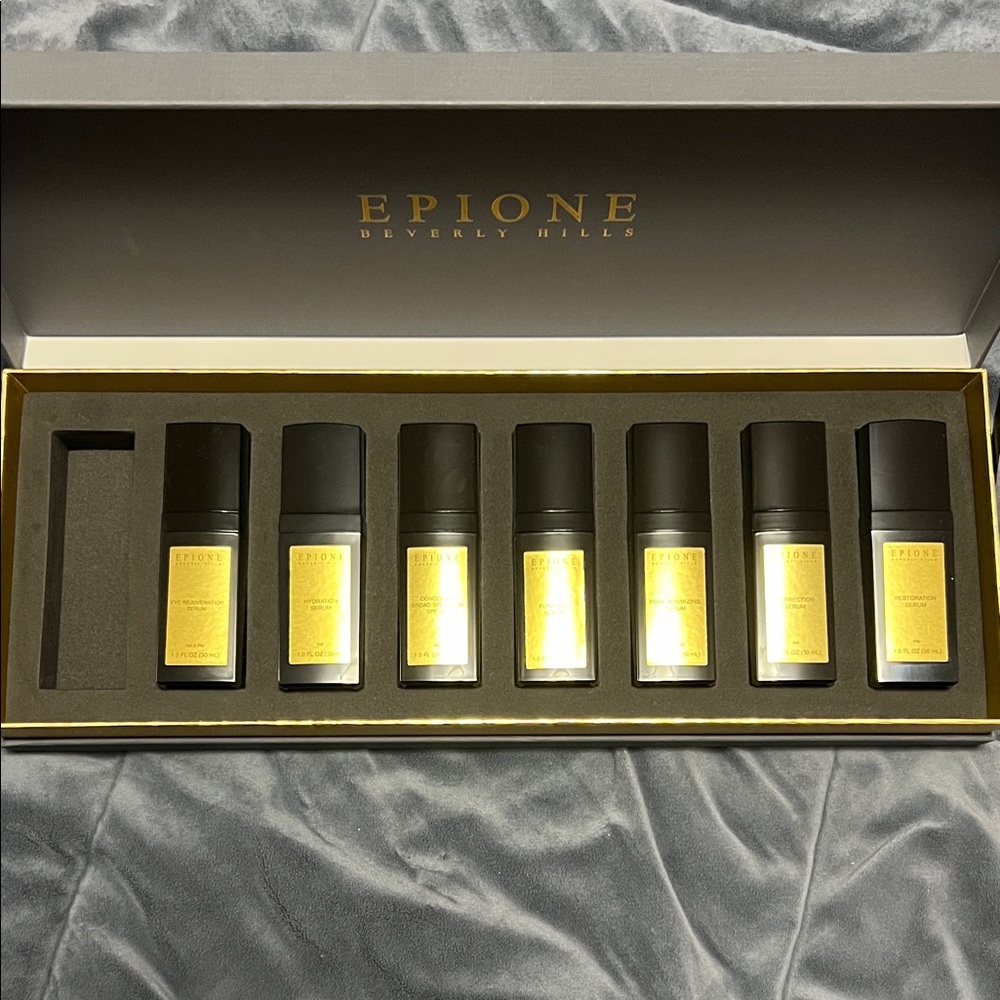 Skincare Serum Set - Black and Gold